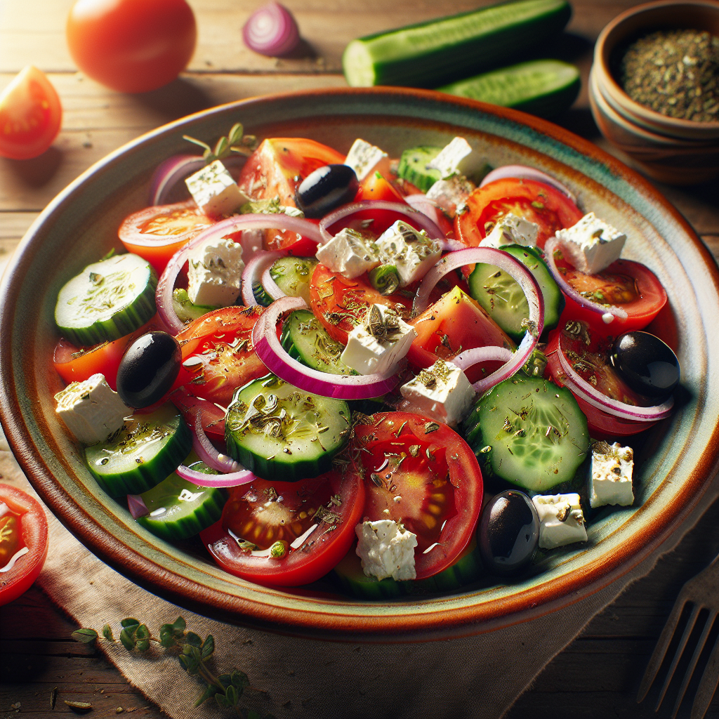 Delight in the Mediterranean: Greek Salad Recipe